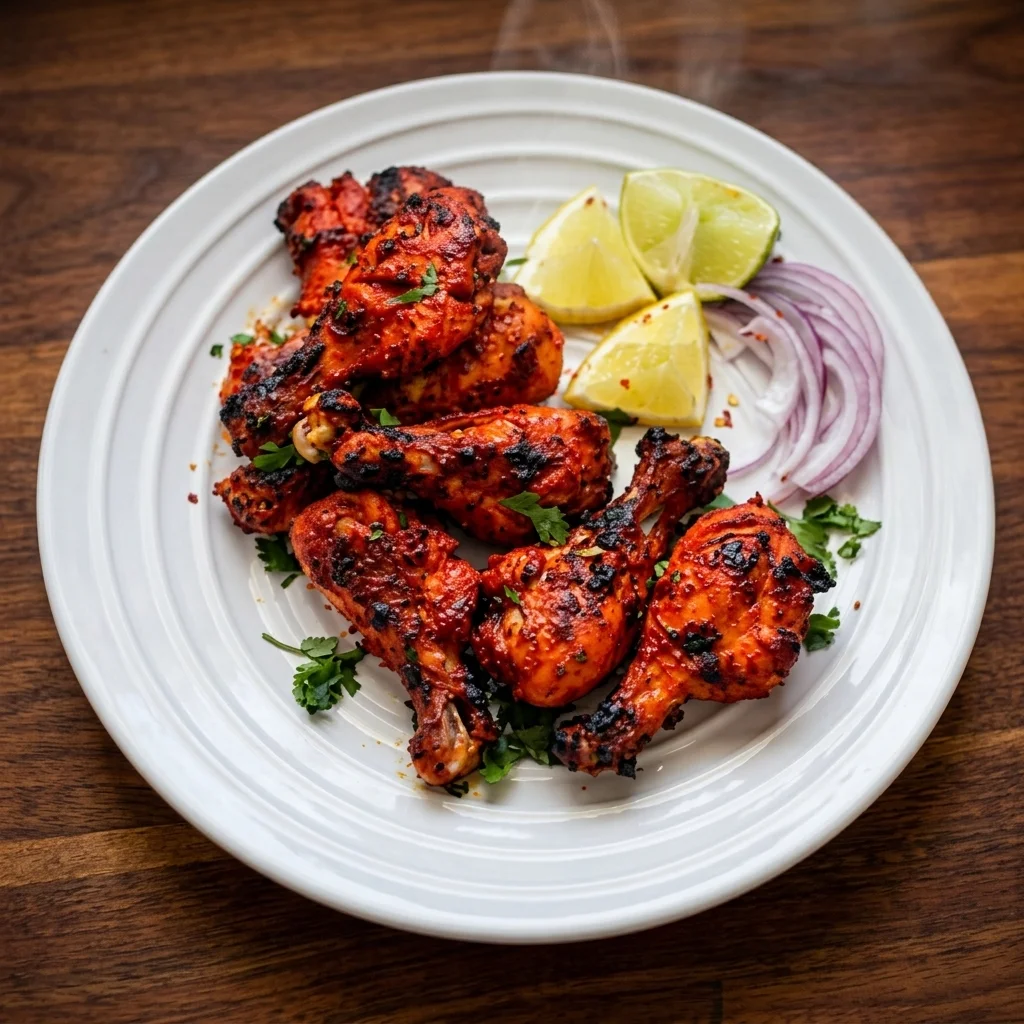 Fresh-Baked Naan at Swad Restaurant Lethbridge - soft naan bread straight from the tandoor