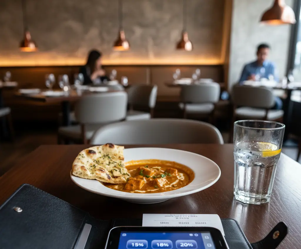 tipping guide in indian restaurant in canada lethbridge